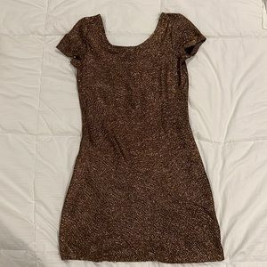 Free people Copper Colored mini dress
